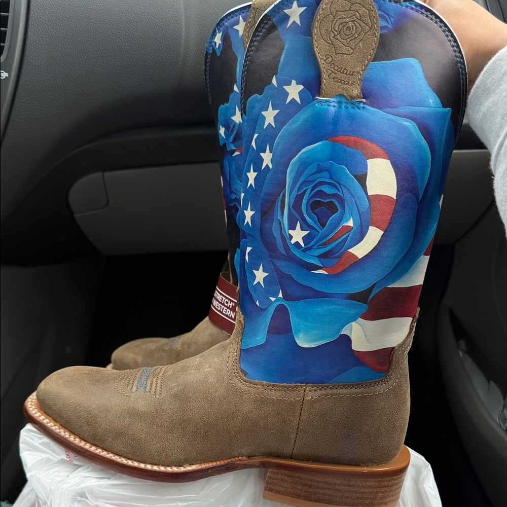 olivia bennett x twisted x american flag boots